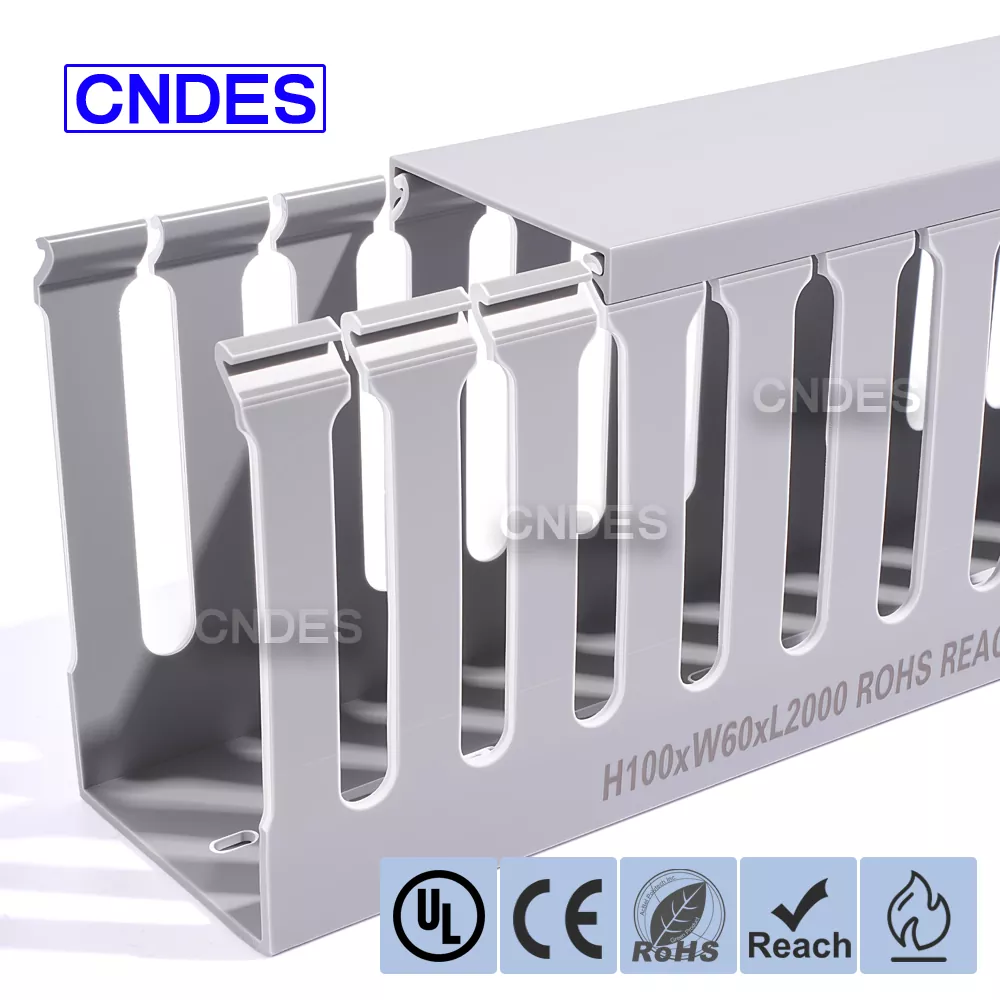 বৈদ্যুতিক প্যানেলের জন্য 100×60 পিভিসি নালী