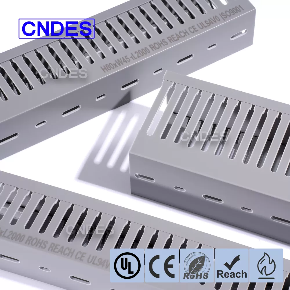 পিভিসি সংকীর্ণ স্লট তারের তারের নালী